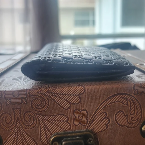 Gucci Navy Leather Wallet